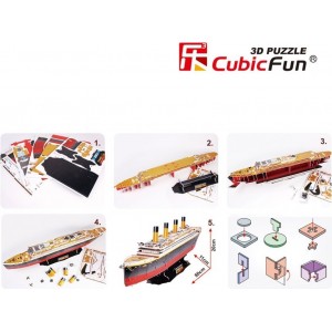CubicFun 3D PUZZLE Titanic Ship